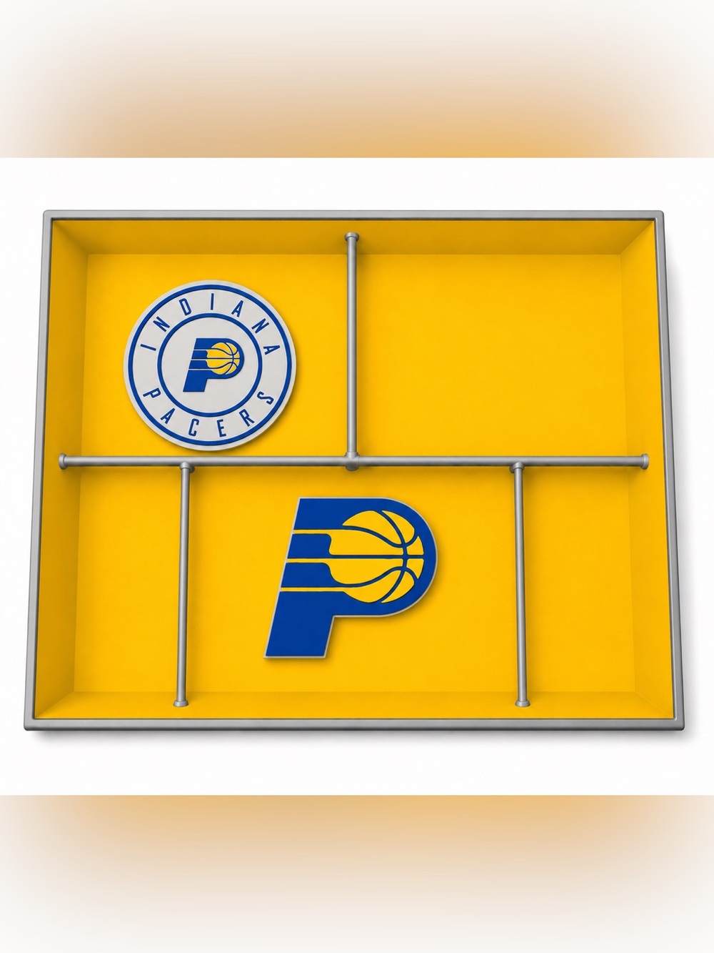 Indiana Pacers NBA Pocket Dump Tray - For Keys, Wallet, Money, Etc